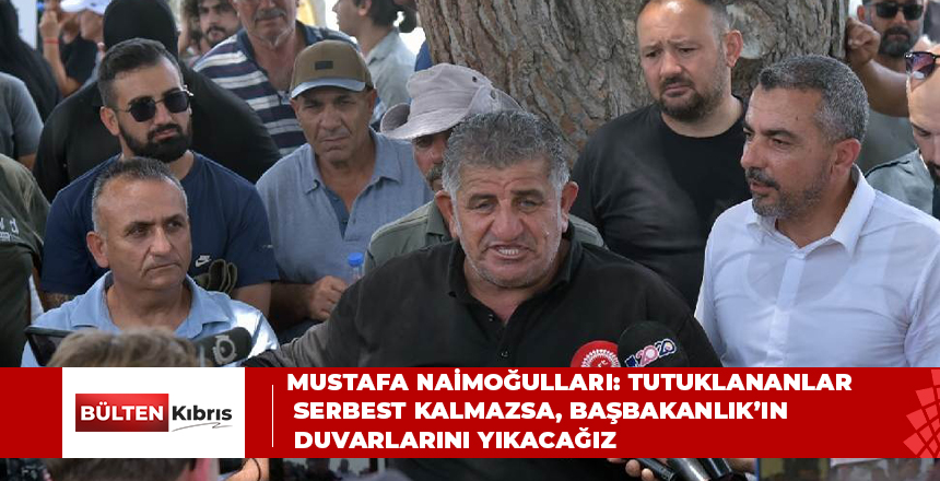 Mustafa Naimoğulları: Tutuklananlar serbest kalmazsa, Başbakanlık’ın duvarlarını yıkacağız
