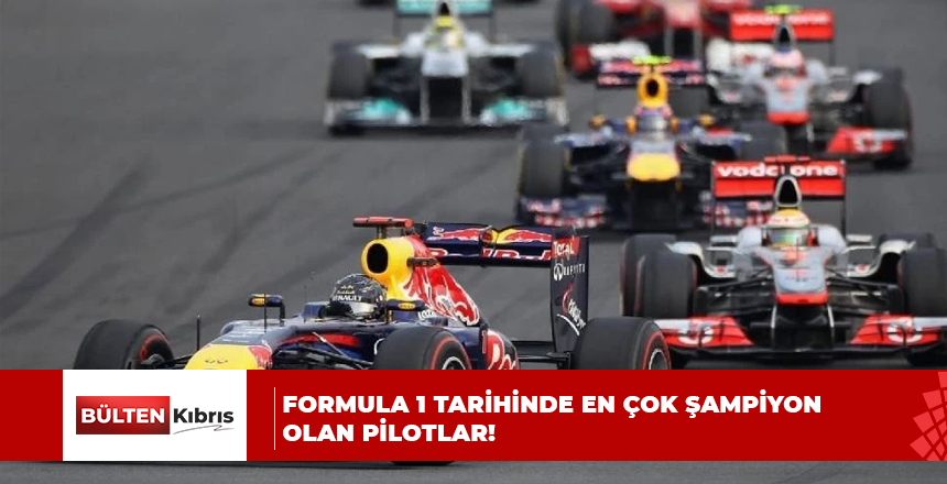Formula 1 tarihinde en çok şampiyon olan pilotlar!