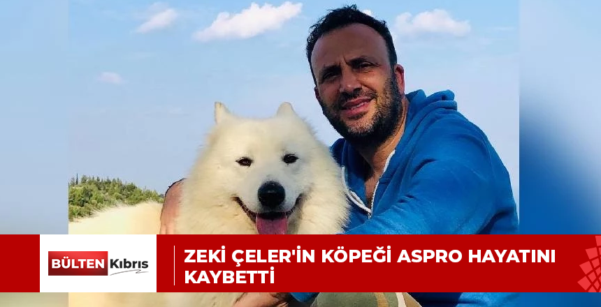 Zeki Çeler’in köpeği Aspro hayatını kaybetti