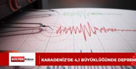 KARADENİZ’DE 4,1 BÜYÜKLÜĞÜNDE DEPREM
