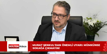 Murat Şenkul’dan önemli uyarı: Mümkünse sokağa çıkmayın!