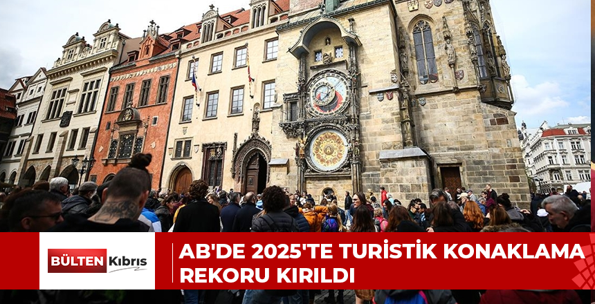 AB’de 2025’te turistik konaklama rekoru kırıldı