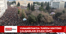 YUNANİSTAN’DA TURİZM SEKTÖRÜ ÇALIŞANLARI EYLEM YAPTI