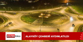 Alayköy Çemberi aydınlatıldı