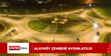 Alayköy Çemberi aydınlatıldı