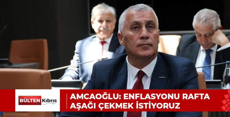 AMCAOĞLU: ENFLASYONU RAFTA AŞAĞI ÇEKMEK İSTİYORUZ