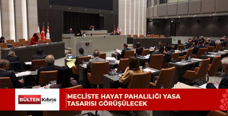 Mecliste Hayat Pahalılığı Yasa Tasarısı Görüşülecek