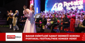 Bahar Esintileri Sanat Derneği Korosu Portakal Festivali’nde konser verdi