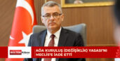 Cumhurbaşkanı Erhürman, AÖA Kuruluş (Değişiklik) Yasası’nı Meclis’e iade etti