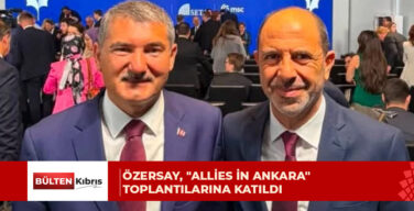 Özersay, NATO Zirvesi kapsamındaki “Allies in Ankara” etkinliğinde
