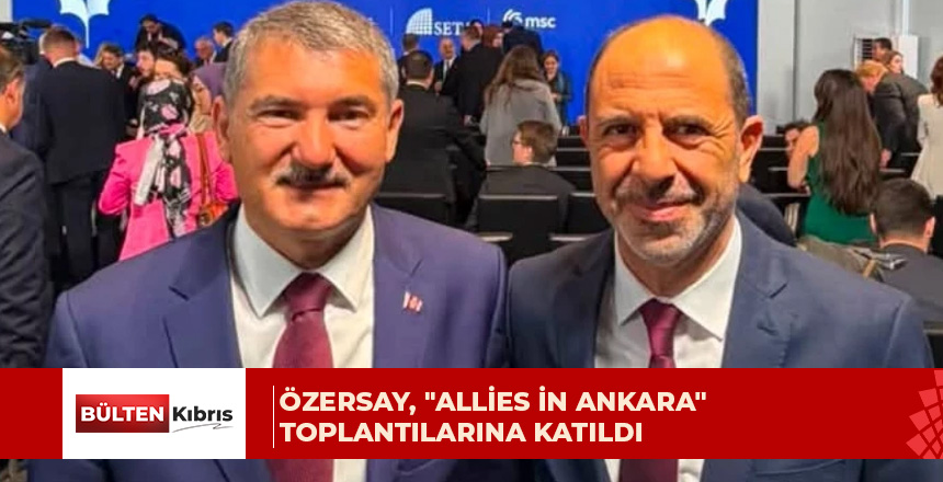 Özersay, NATO Zirvesi kapsamındaki “Allies in Ankara” etkinliğinde