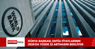 Dünya Bankası, Emtia Piyasaları Görünüm Raporu’nun ekim sayısını yayımladı